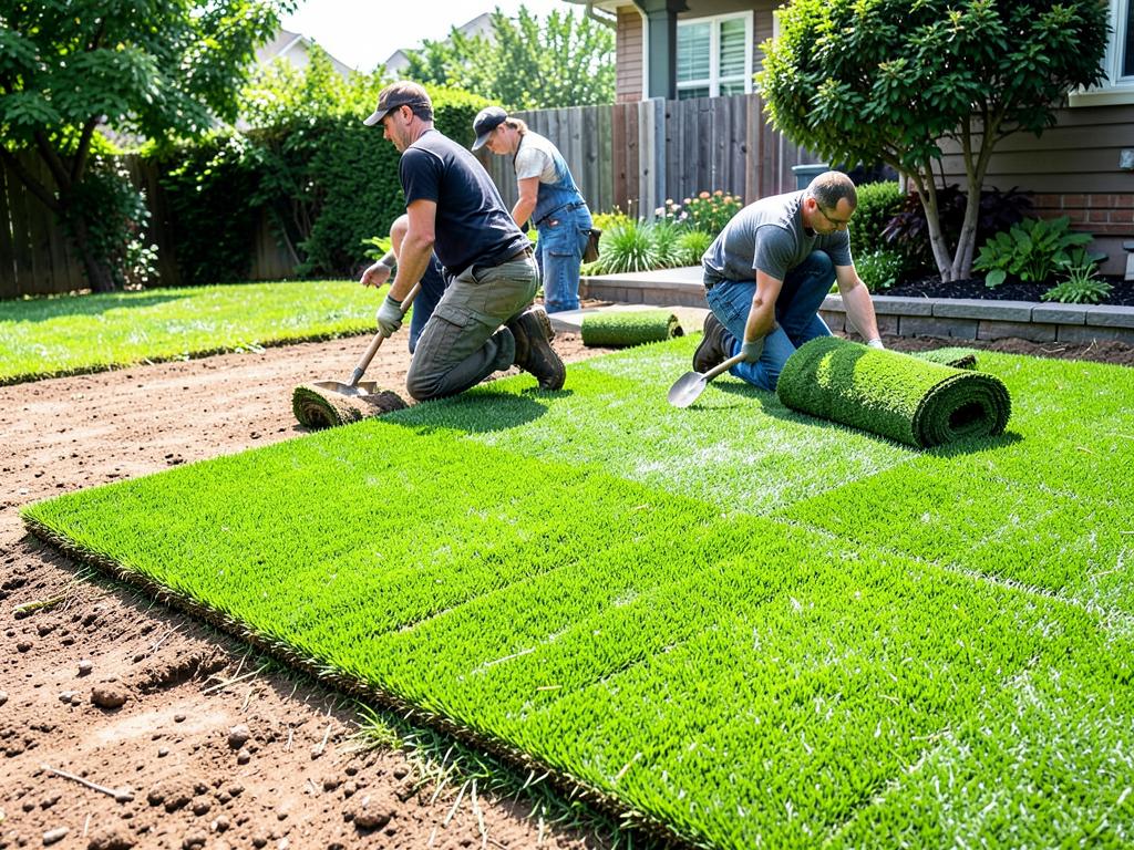Grass Installation — Manuel Chavez Lawn Care & Landscape