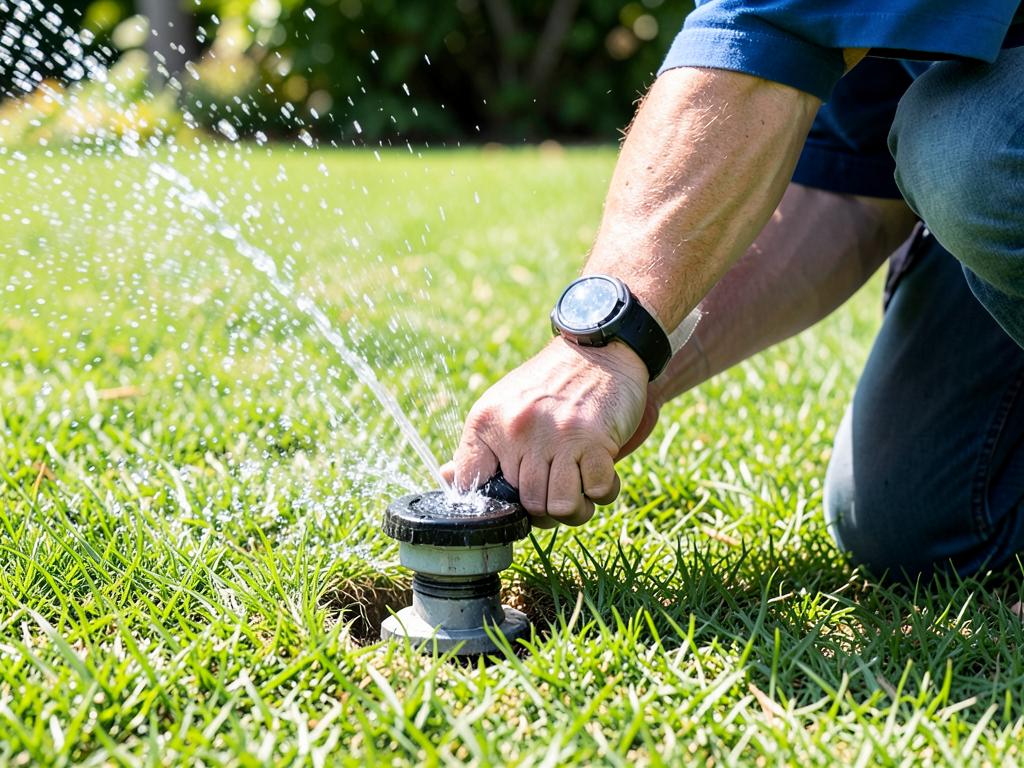 Sprinklers Repaired — Manuel Chavez Lawn Care & Landscape